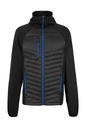 Men’s Navigate Hybrid Hooded Jacket Black/New Royal