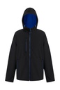 Navigate 2-Layer Hooded Softshell Jacket Black/New Royal