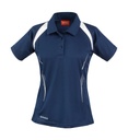 Lady Spiro Team Spirit Polo Navy/White