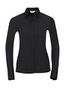 Ladies' LS Ultimate Stretch Shirt Black