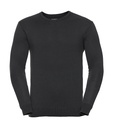 Men's V-Neck Knitted Pullover Black