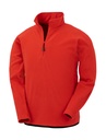 Recycled Microfleece Top Red