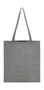 Recycled Cotton/Polyester Tote LH Black Heather