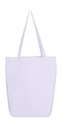 Baby Canvas Cotton Bag LH with Gusset Snowwhite
