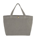 Small Canvas Shopper Neutral Grey