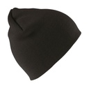 Soft Feel Cuffless Beanie Black