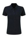 Cotton Polo Women Navy