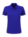 Cotton Polo Women Royal Blue