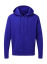 Hooded Full Zip Men Royal Blue