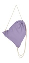 Cotton Drawstring Backpack Lavender