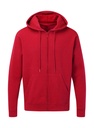 Hooded Full Zip Men Red