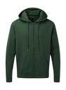 Hooded Full Zip Men Bottle Green