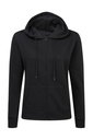 Hooded Full Zip Women Black