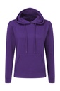 Hooded Sweatshirt Women Purple