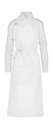 AMSTERDAM - Recycled Bib Apron with Pocket White