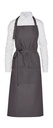 AMSTERDAM - Recycled Bib Apron with Pocket Grey