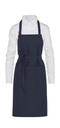 LISBON - Cotton Heavyweight Bib Apron with Pocket Navy