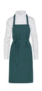 LISBON - Cotton Heavyweight Bib Apron with Pocket Enamel Blue