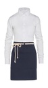 CORSICA - Cord Bistro Apron with Pocket Navy