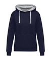 Originals Contrast Hooded Sweat Women Navy/Light Oxford