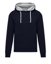 Originals Contrast Hooded Sweat Men Dark Black/Light Oxford