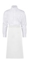 ROME Medium Length Bistro Apron White