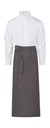 LONDON Long Bistro Apron Grey
