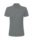 Signature Tagless Polo Stretch Women Grey
