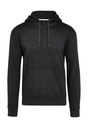 Signature Tagless Hooded Sweatshirt Unisex Dark Black