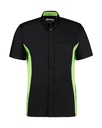 Classic Fit Sportsman Shirt SSL Black/Lime/White
