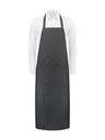 Bib Apron Phoenix Black Denim