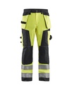 1568 High Vis werkbroek met gereedschapzakken