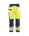 1533 High Vis werkbroek met gereedschapszakken