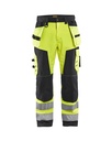 1567 High Vis werkbroek softshell met gereedschapszakken