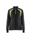 3403 Dames sweatshirt met halve halve rits Visible