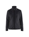 5943 Dames gebreid vest met softshell