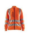 3308 Dames Sweatshirt met rits High Vis