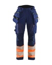 7114 Dames High Vis Werkbroek Softshell
