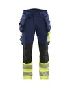 1125 High Vis werkbroek 4-weg stretch met gereedschapszakken