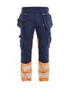 1130 High Vis Werkbroek Stretch met gereedschapzakken