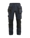 7132 Dames Werkbroek denim stretch met gereedschapszakken