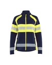 4718 Dames Microfleecevest High Vis