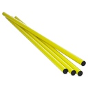 Behendigheidspaal per 4 — 90 cm lang