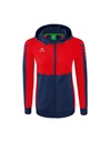 Six Wings trainingsjack met capuchon new navy/rood Dames