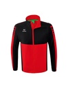 Six Wings jack met afneembare mouwen rood/zwart
