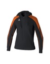EVO STAR trainingsjack met capuchon zwart/oranje Dames
