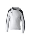 EVO STAR sweatshirt met capuchon wit/zwart
