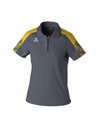 EVO STAR polo slate grey/geel Dames