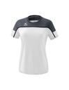 CHANGE by erima T-shirt wit/slate grey/zwart Dames