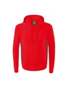 Essential Team sweatshirt met capuchon rood/slate grey